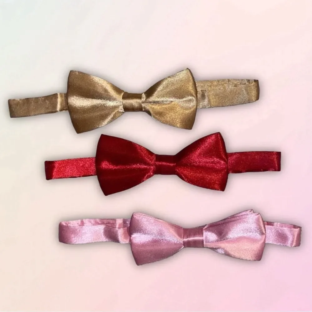 Youth, 4” Bow Tie Collection, 3pk, Valentine